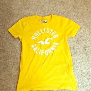 yellow tee